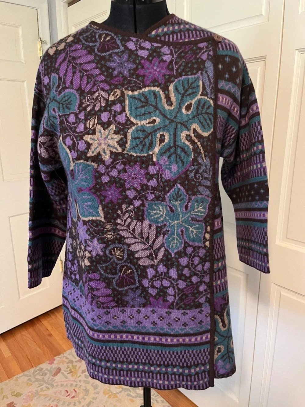 Gudrun Sjoden AUGUSTA Wrap Cardigan Wool Size Small NWT!